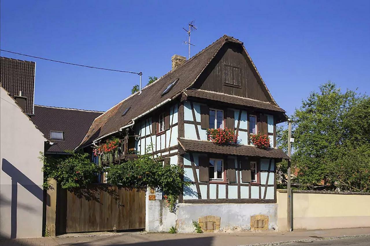 Villa Gite - Logement Renove Dans Ferme Alsacienne Pfettisheim Exterior foto